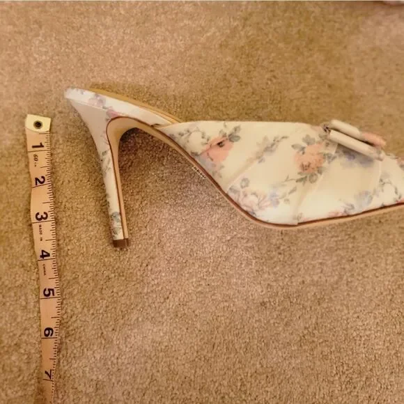 Born on Fifth Fabric Flower Mules - Picture 5 of 7